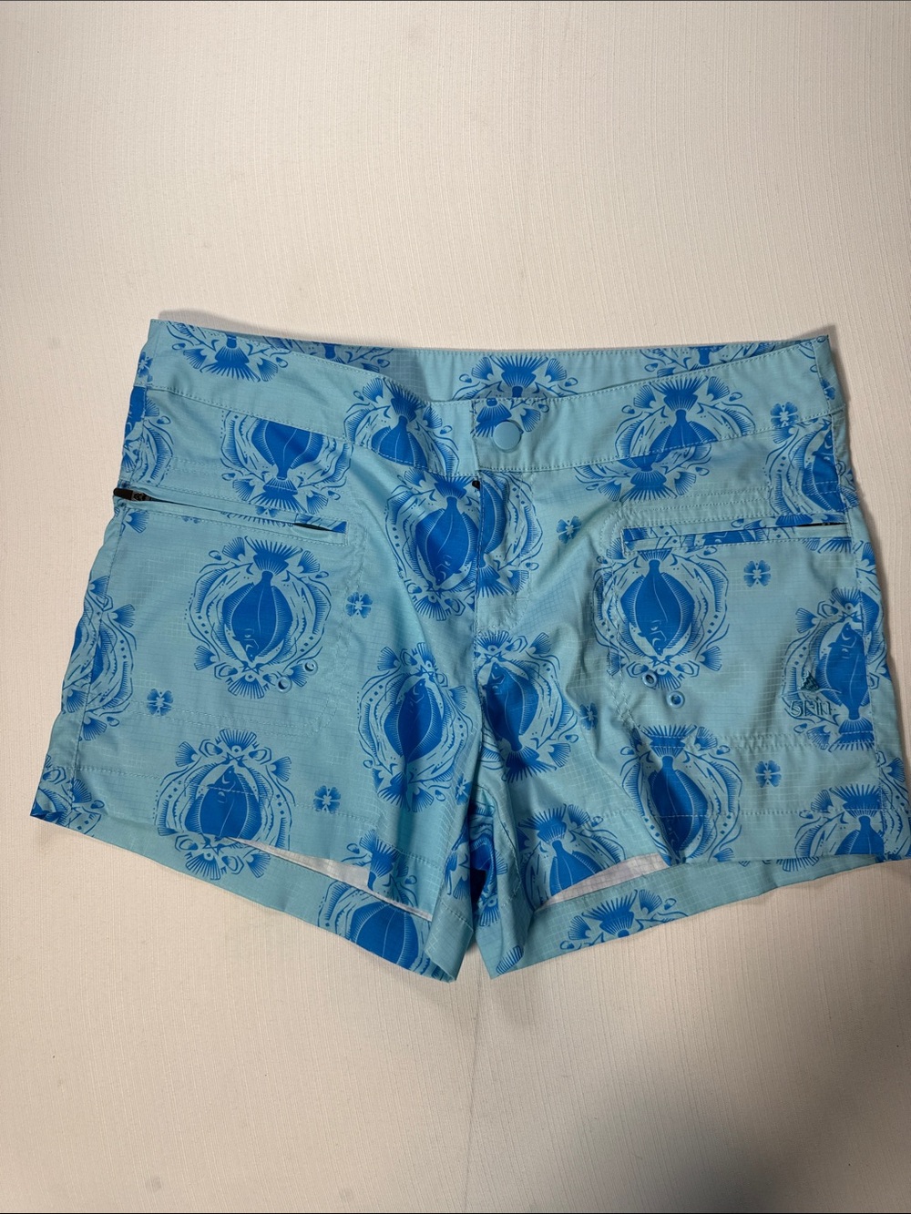 5fin Women's Light Blue flounder print